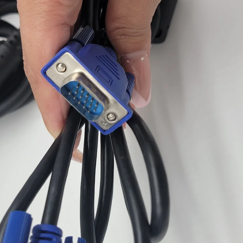 Lot Of 15 VGA and DVI-D Dual Link Video Cable Bundle 15-Pin Some New!